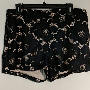 Short sexy lace shorts